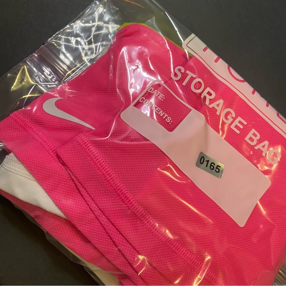 Nike Women's Skirt in White, Neon Yellow, and Pink - Picture 8 of 9